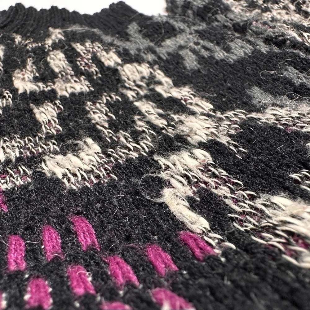 Vintage Michael Gerald 80s 90s Retro Knit Sweater Cobain Size Large